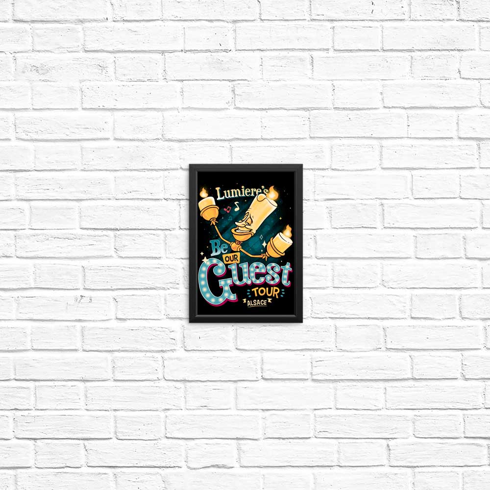 High - Quality 'Be Our Guest Tour' Posters and Prints