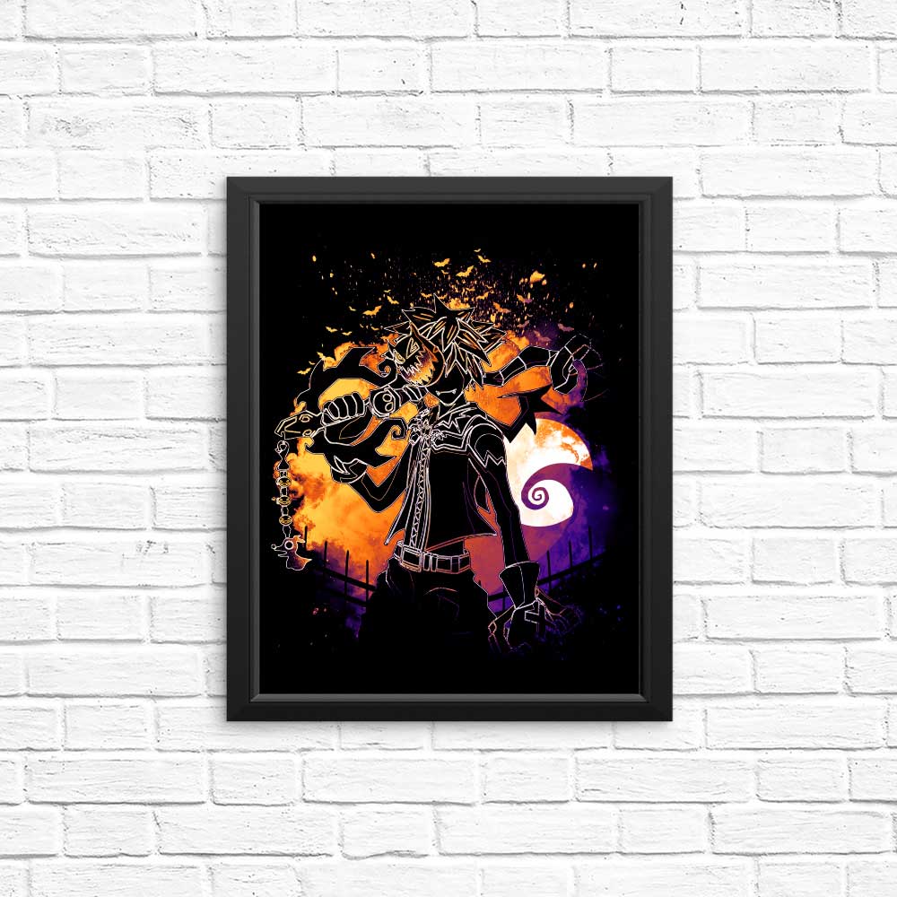 Spooky Halloween Key - Donnie Illustrations Posters & Prints