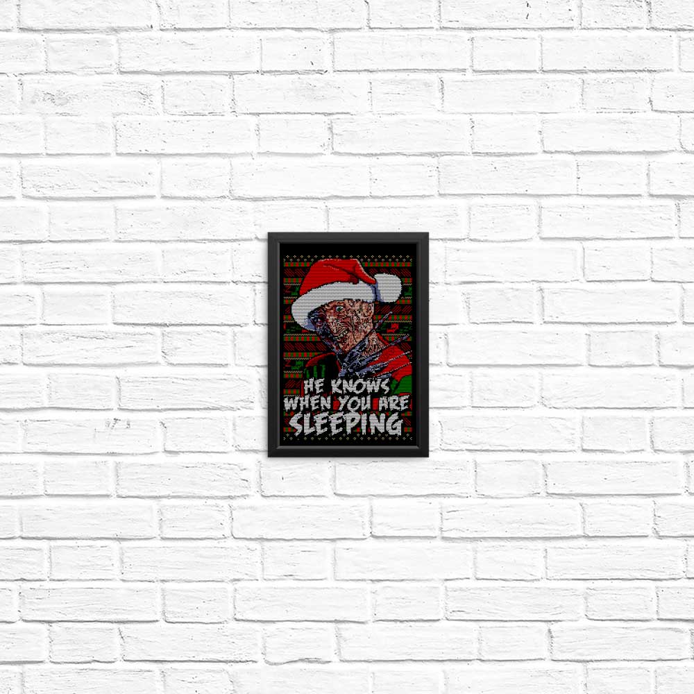 Unique and Eerie Ugly Nightmare Sweater - Posters and Prints Collection