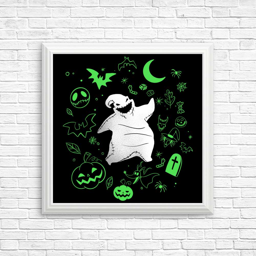 High - Quality Boogie Man Doodle Posters and Prints by Alemaglia