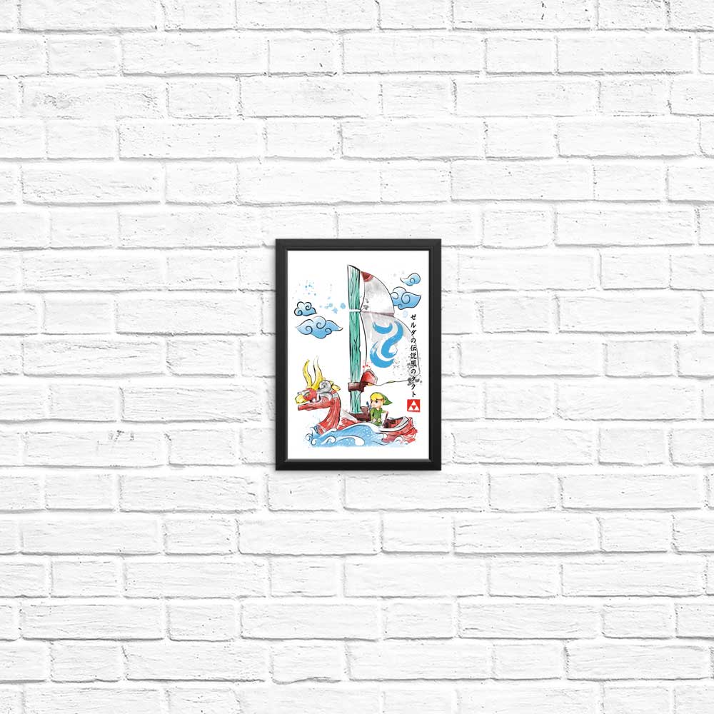 High - quality Wind Sailing Watercolor Posters and Prints