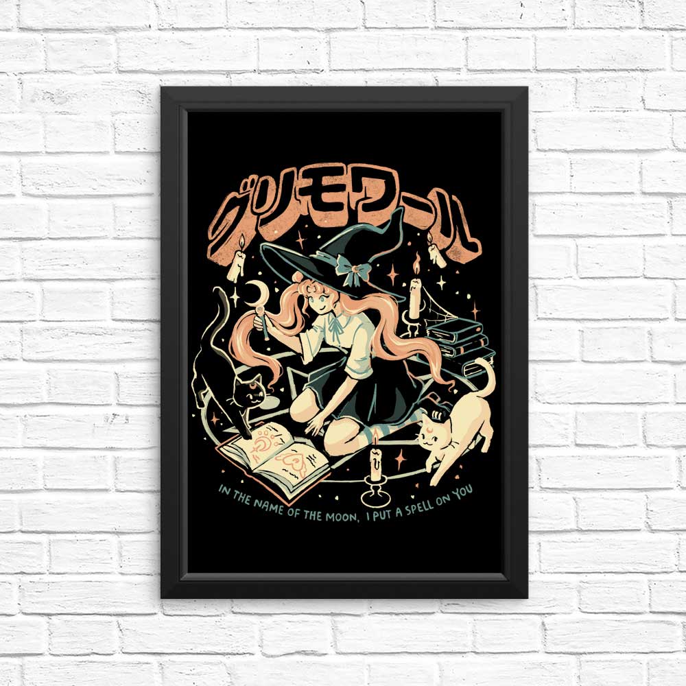 Enchanting Moon Witch Posters and Prints by Edu.ely