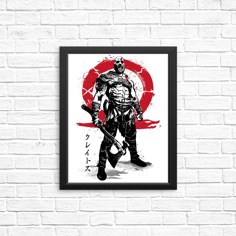 Dr. Monekers' Killer of Gods Sumi-e Art Posters & Prints