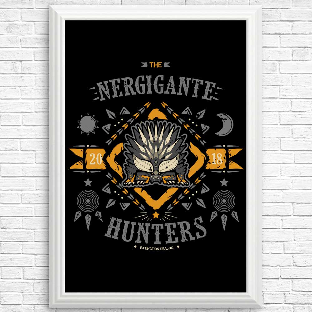 The Nergigante Hunters - High - Quality Posters and Prints for Decoration