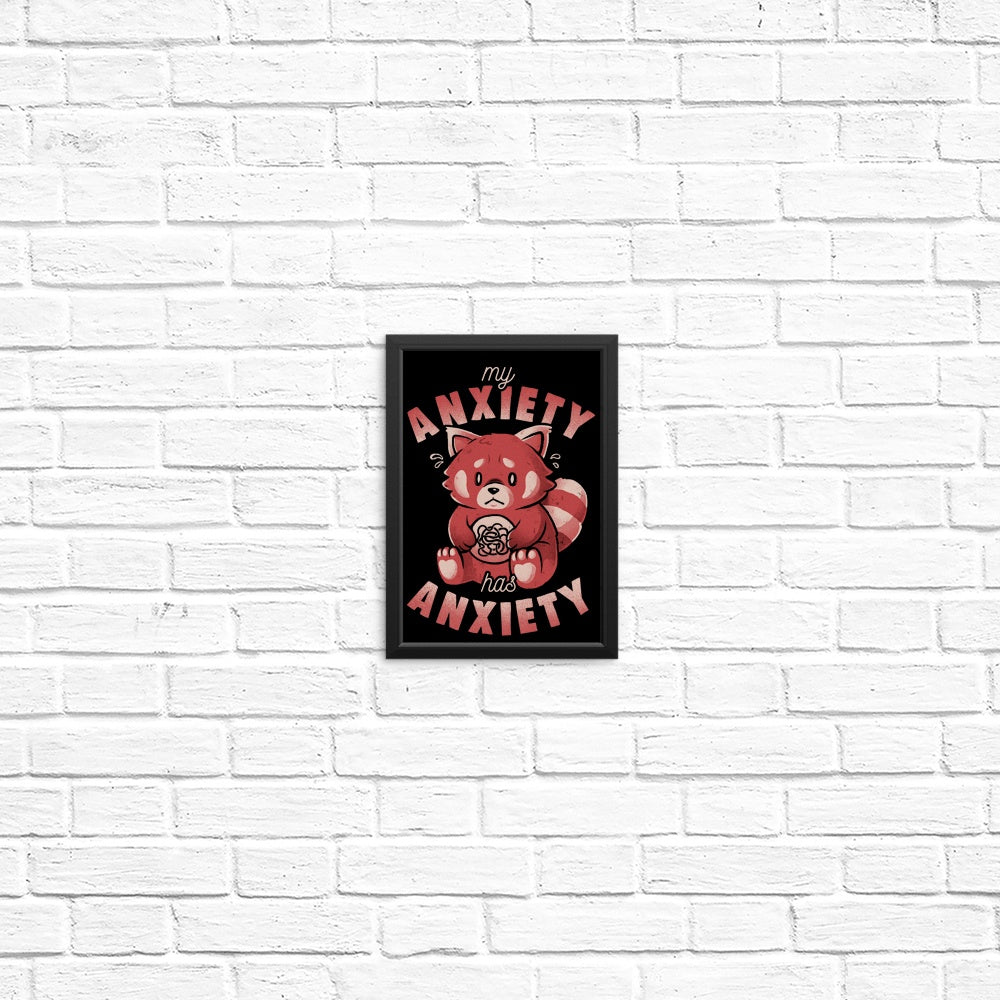 Edu.ely's Unique 'My Anxiety has Anxiety' Posters and Prints