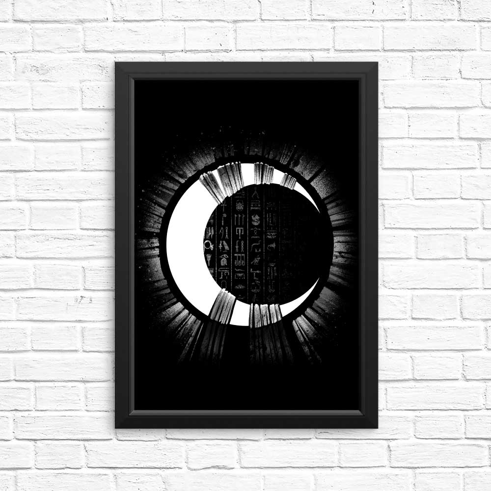 High - quality Moon Bust Posters and Prints from Alemaglia