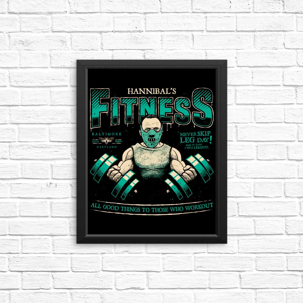Cannibal Fitness - High - Quality Fitness Posters and Prints by Teesgeex