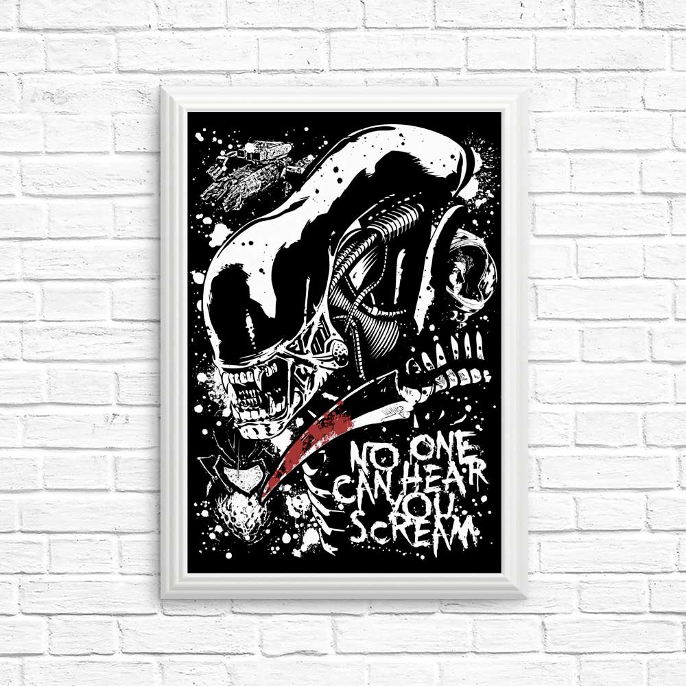 Stunning 'Screaming in Space' Wall Art - High - Quality Posters and Prints