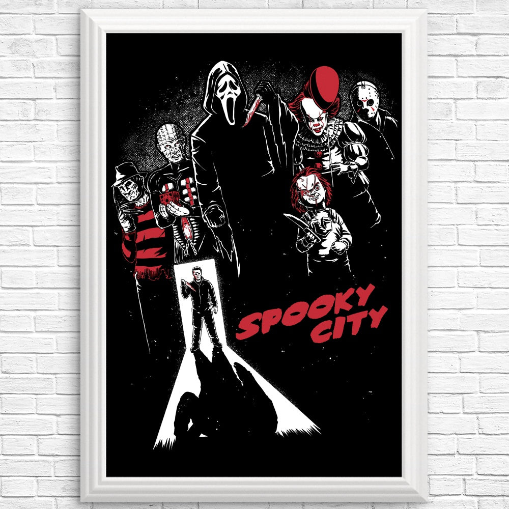 Spooky City - Haunting Posters and Prints for Your Space