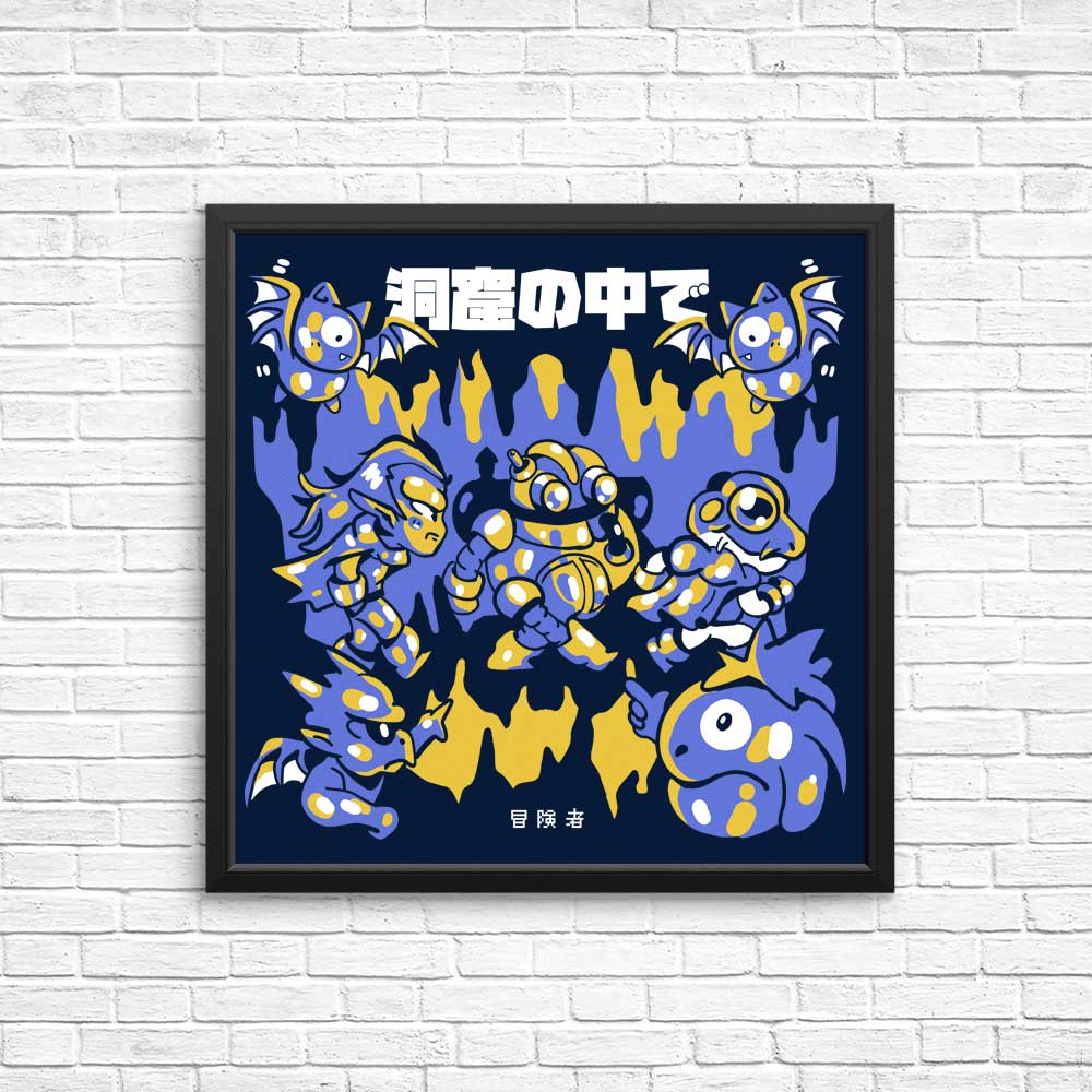 Walking Through the Caves - High - Quality Posters and Prints