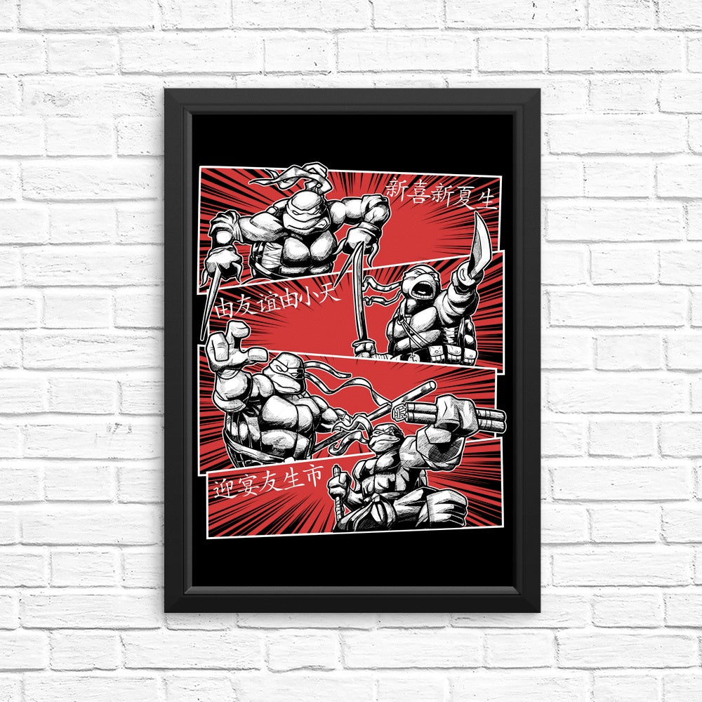 Astrobot Invention's Ninja Squad Wall Posters and Prints