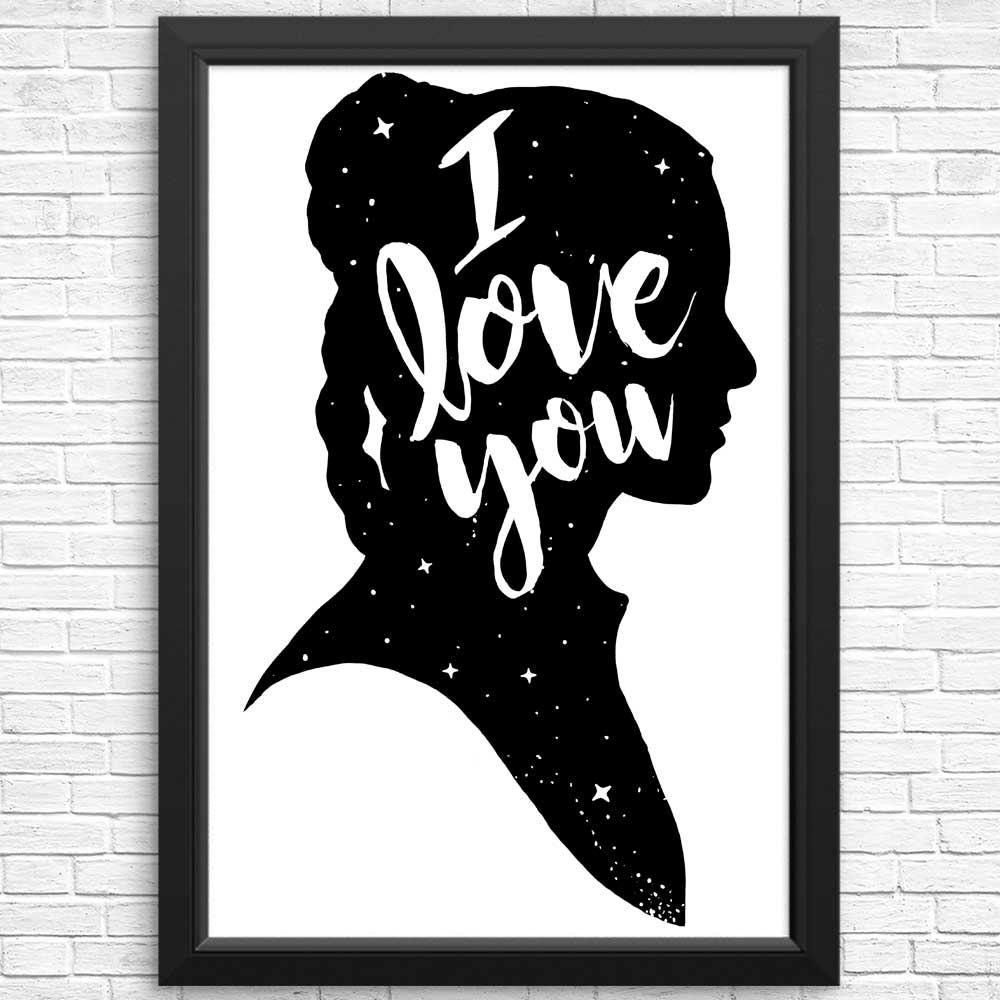 High - Quality 'I Love You' Posters and Prints for Space Decoration