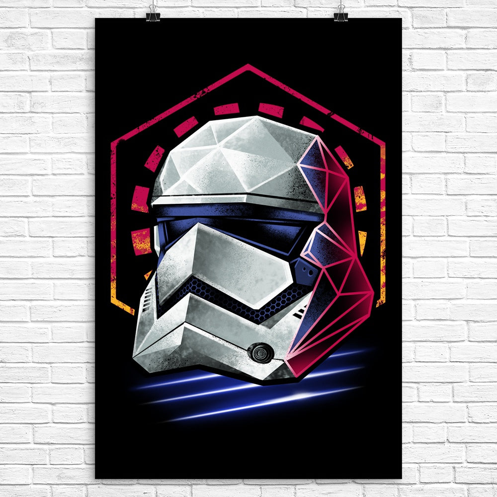 Cool Rad Trooper Art Poster for Decor