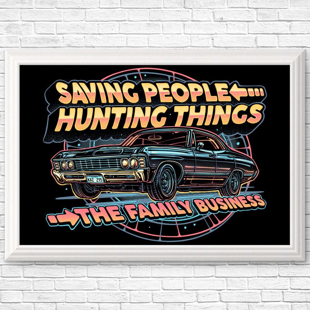 High - Quality 'Saving People, Hunting Things' Posters and Prints