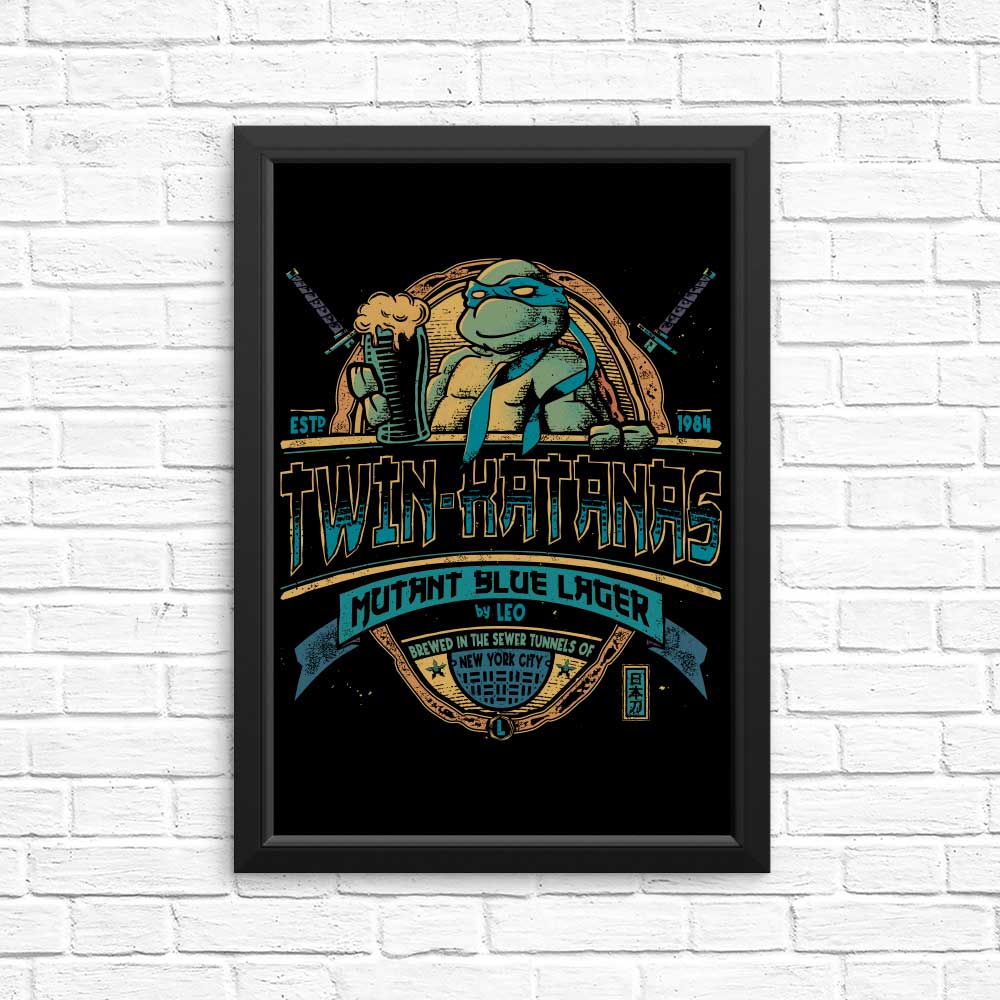 Teesgeex Twin Katanas - High - quality Posters & Prints