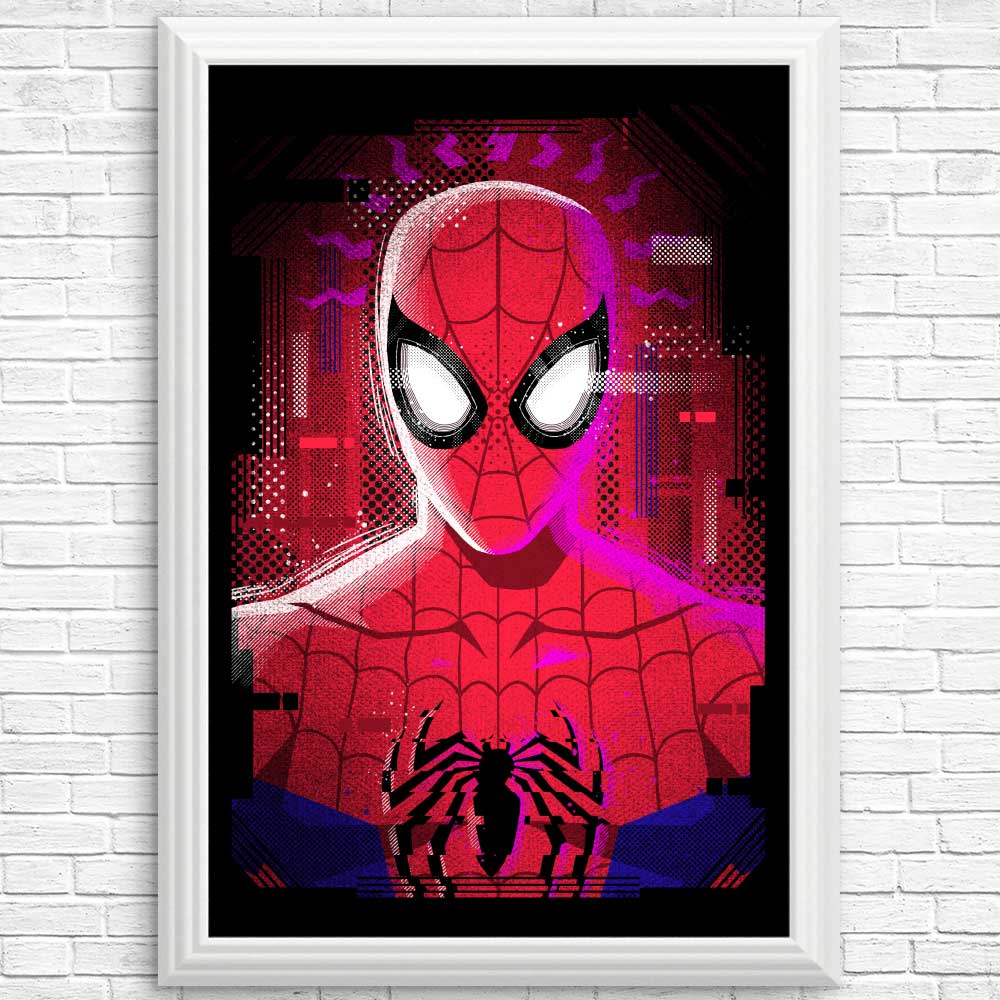 Glitched Parker Art Posters and Prints for Wall Decor