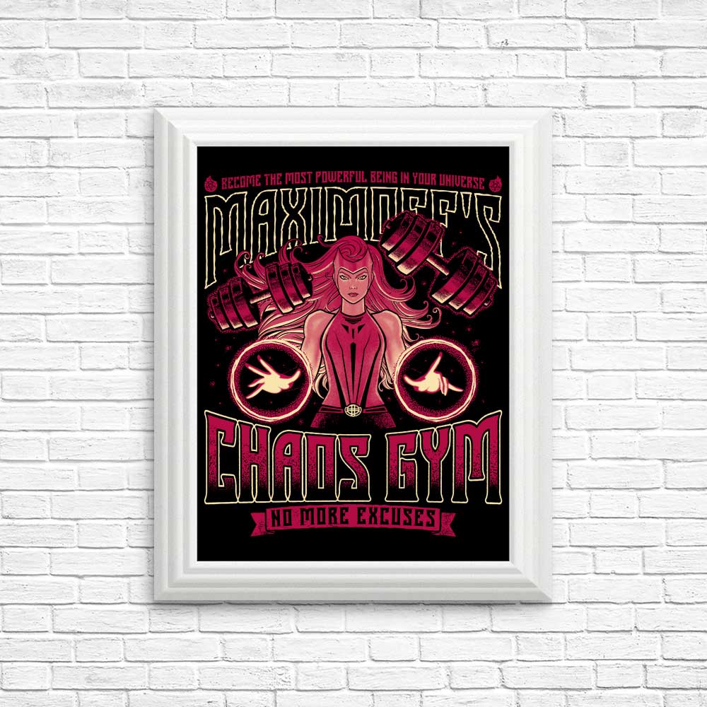 High - Quality Chaos Gym Posters and Prints from Teesgeex