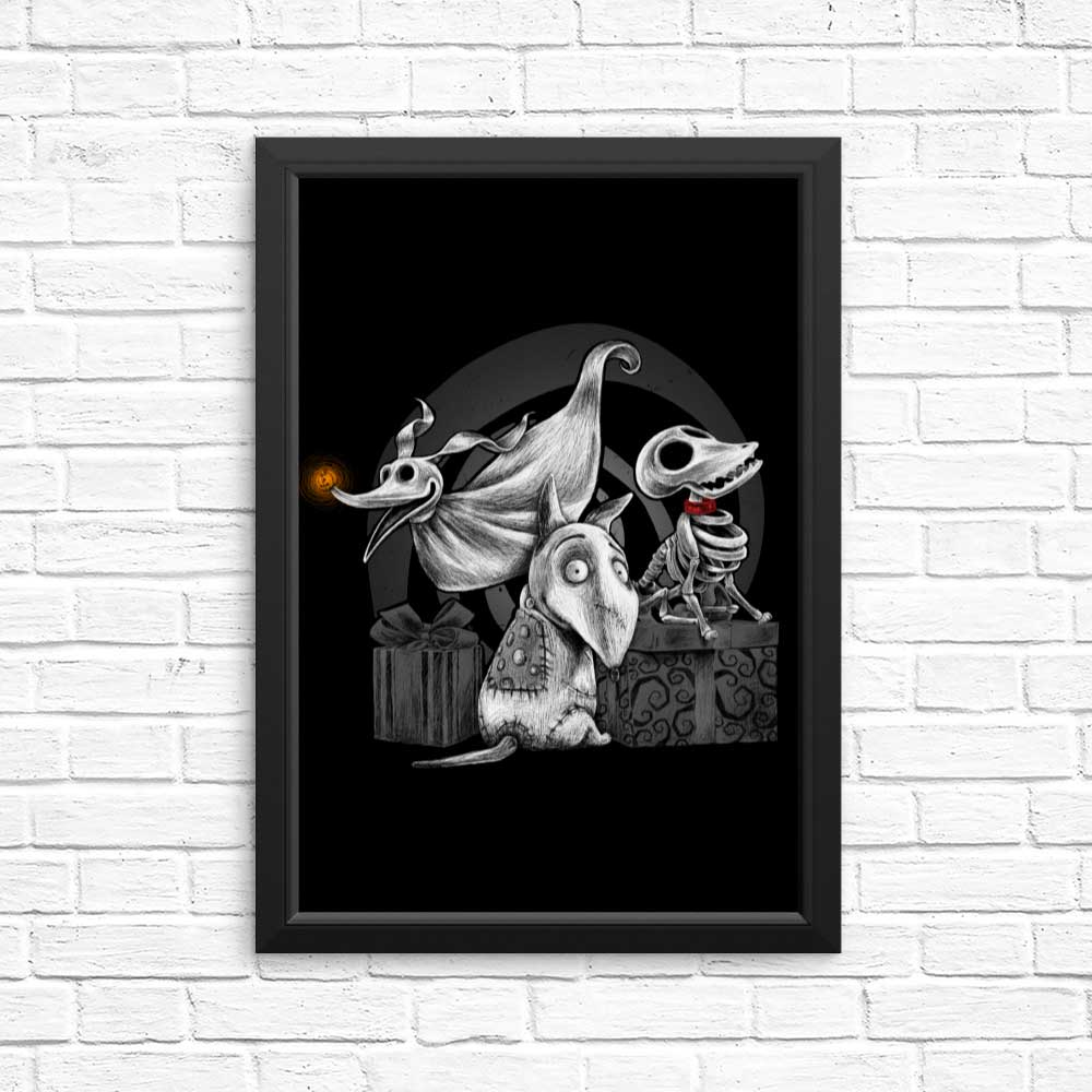 Eerie Dog Posters and Prints by ManuelDA