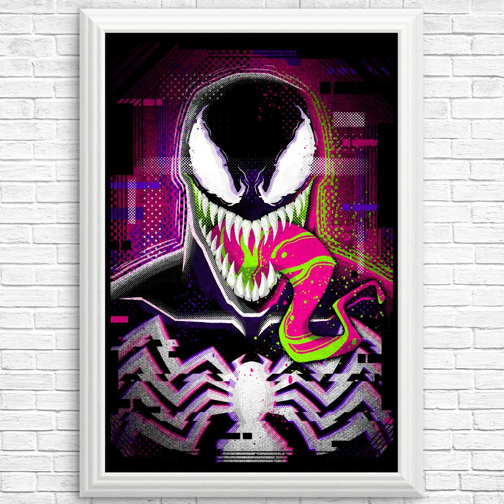 High - Quality Glitched Symbiote Posters and Prints by Danielmorris1993