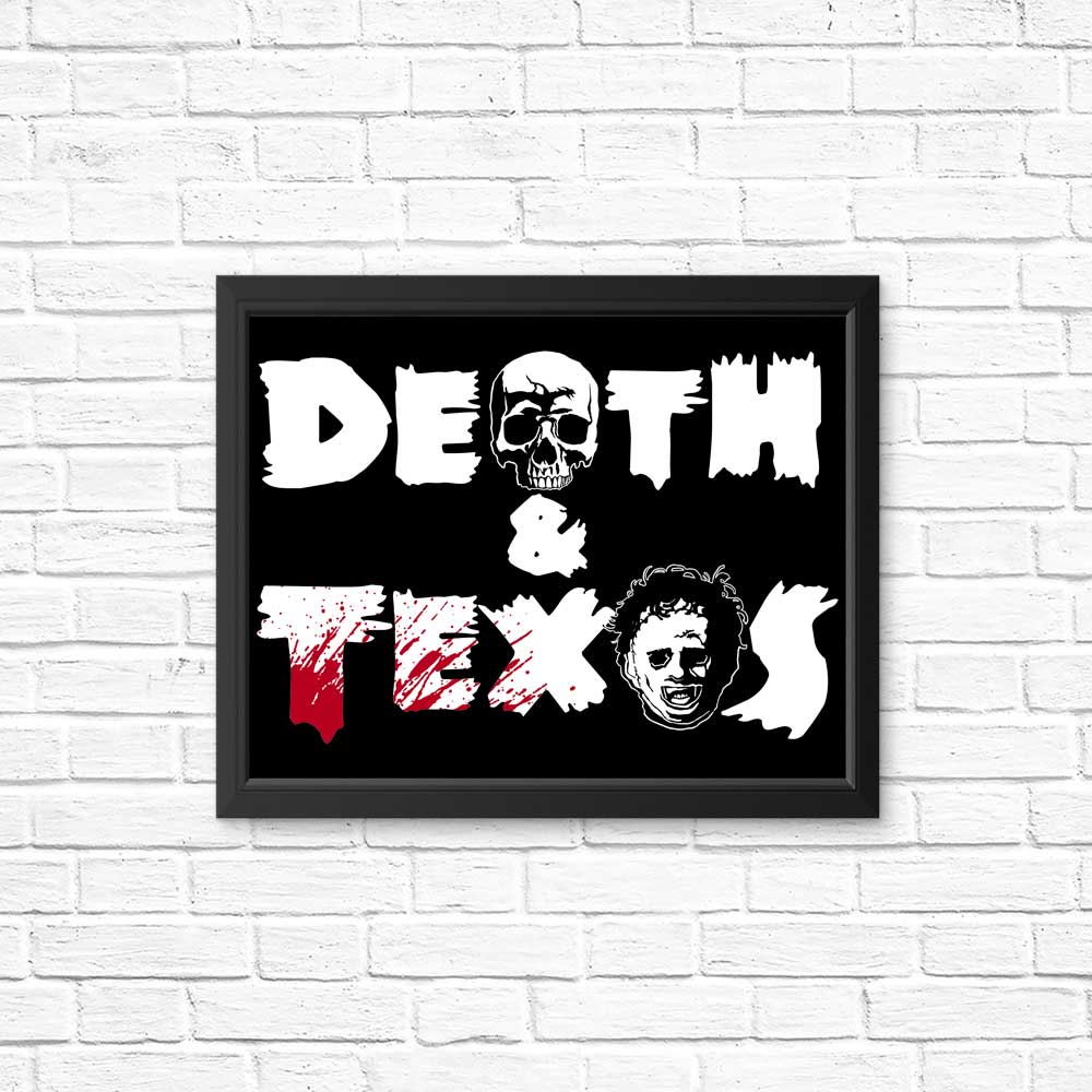High - Quality 'Death and Texas' Posters & Prints for Your Decor
