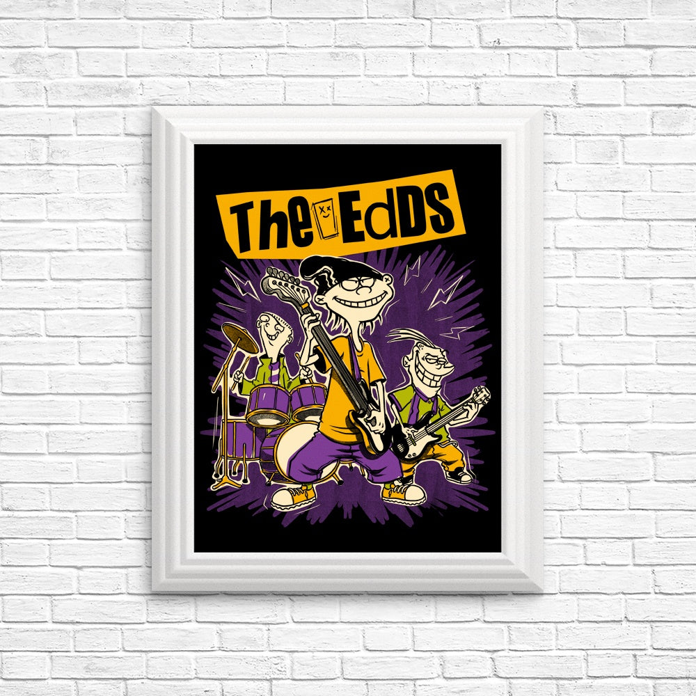 Cartoon Rock Band Art Posters and Prints for Decoration