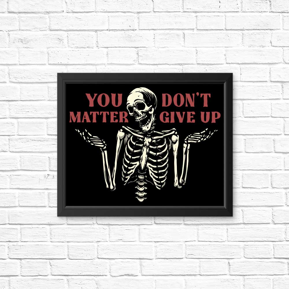 Inspirational 'You Matter' Posters and Prints for Home Decor
