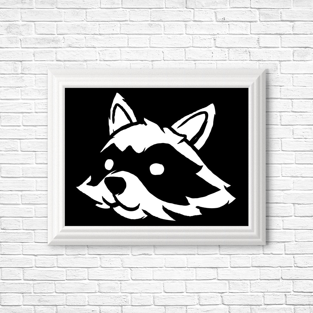 Lost Raccoon Wall Art - Posters and Prints Collection