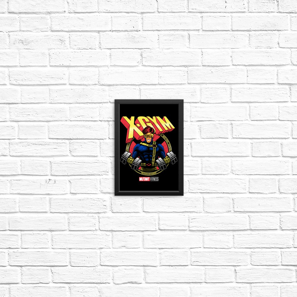 High - quality Optic X - Gym Workout Posters and Prints