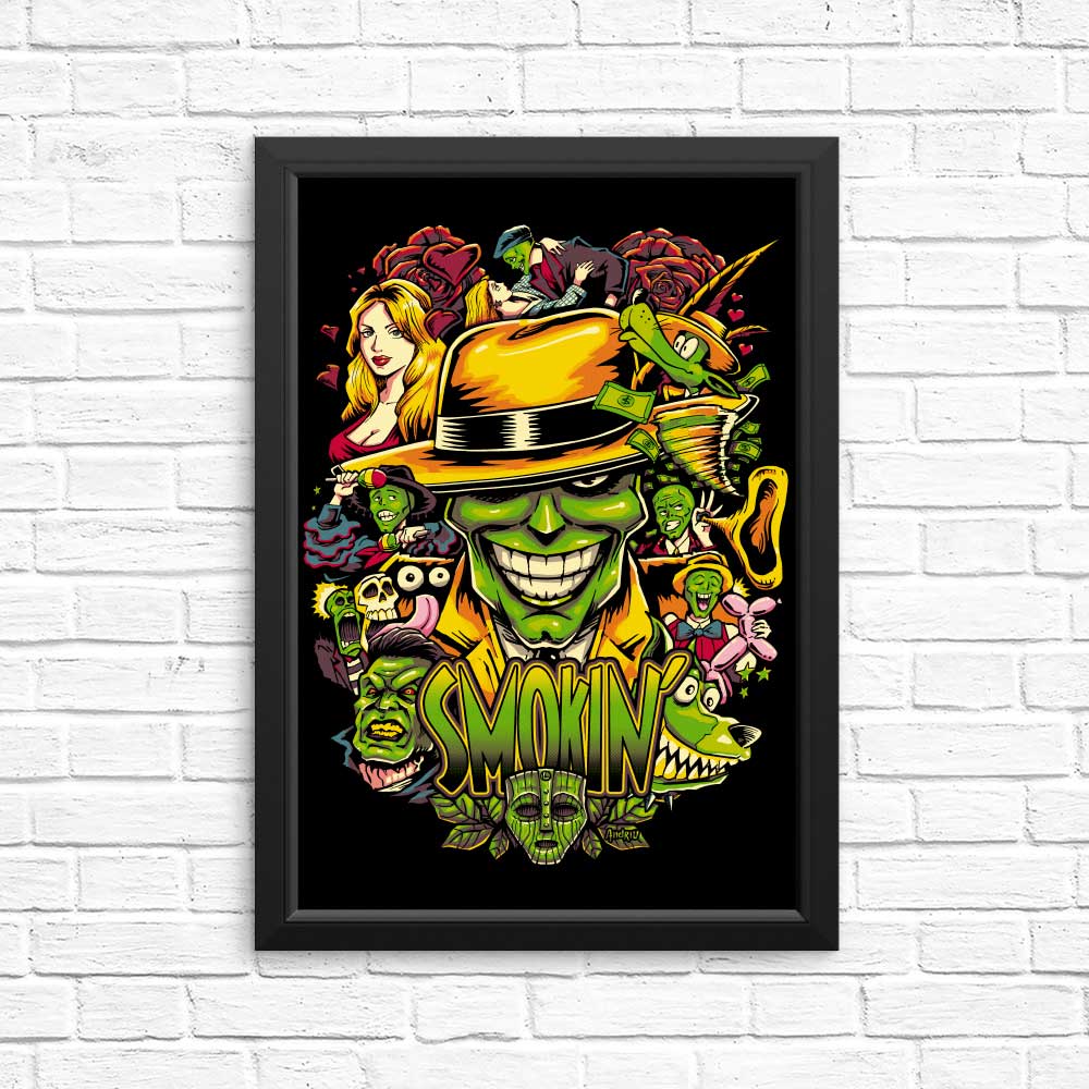 High - Quality 'Smokin' Posters & Prints by Andriu Illustrations