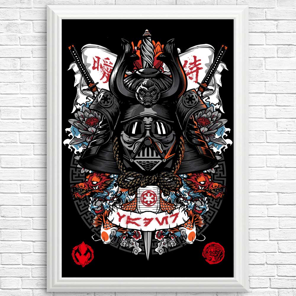 Stunning Dark Lord Samurai Posters and Prints by Arinesart