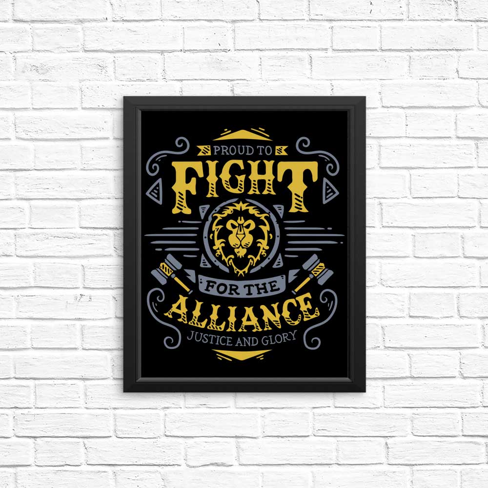 Alliance-themed High-quality Posters & Prints by Typhoonic Art