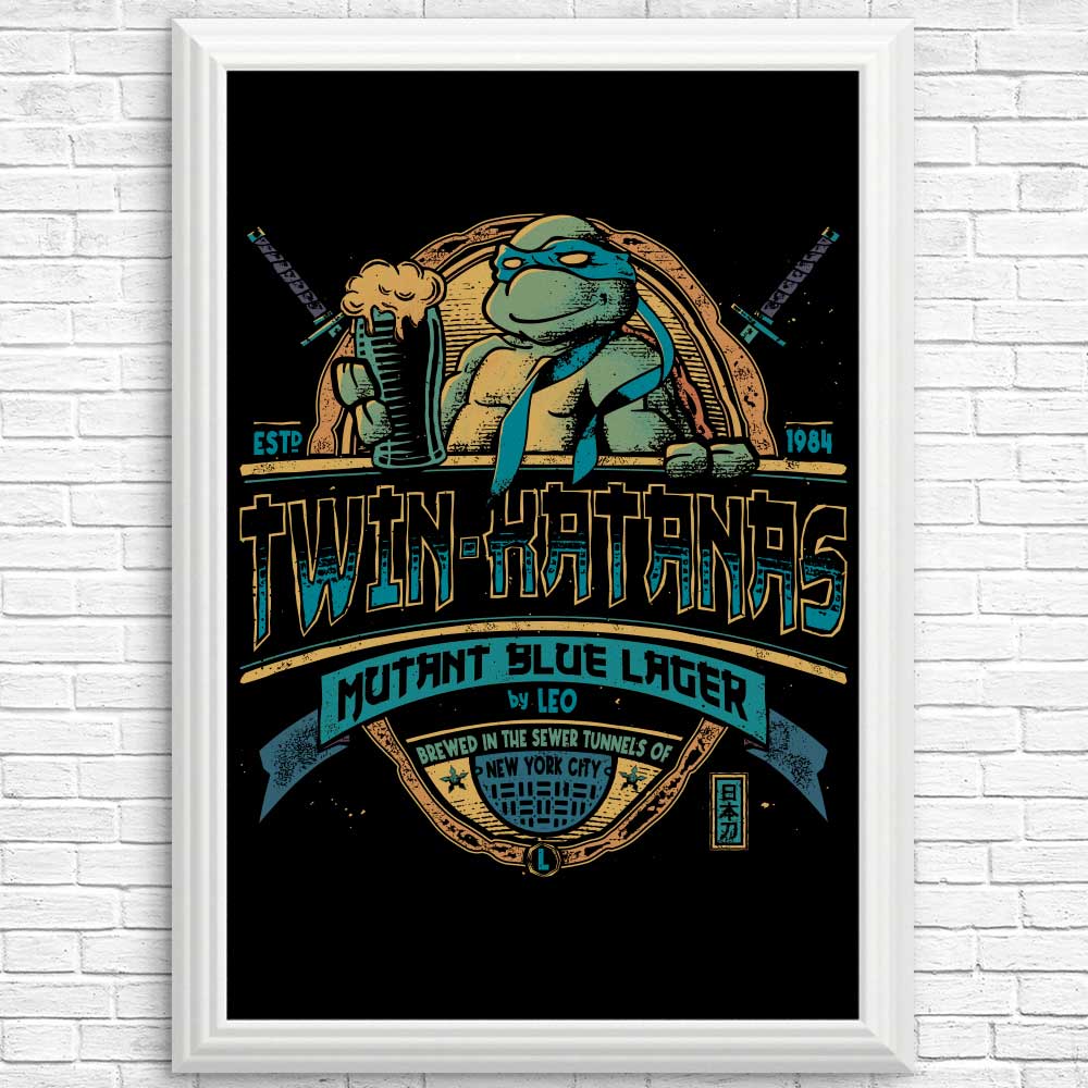 Teesgeex Twin Katanas - High - quality Posters & Prints