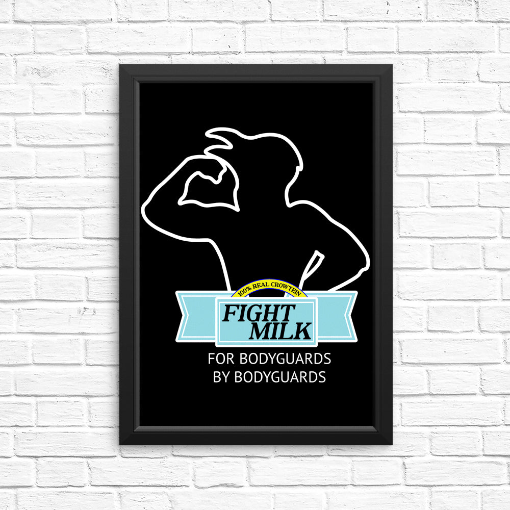 High - Quality Fight Milk Posters and Prints by CoD Designs