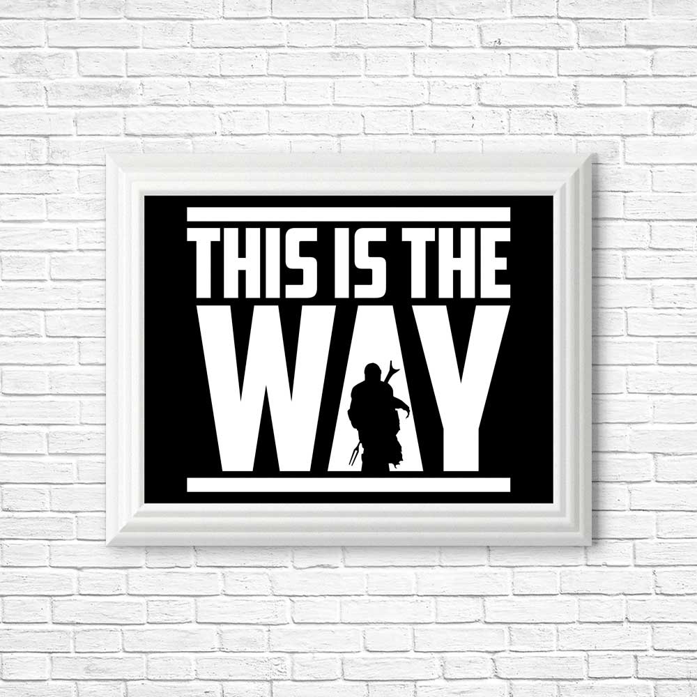 This is the Way - RetroReview Posters and Prints for Wall Decoration