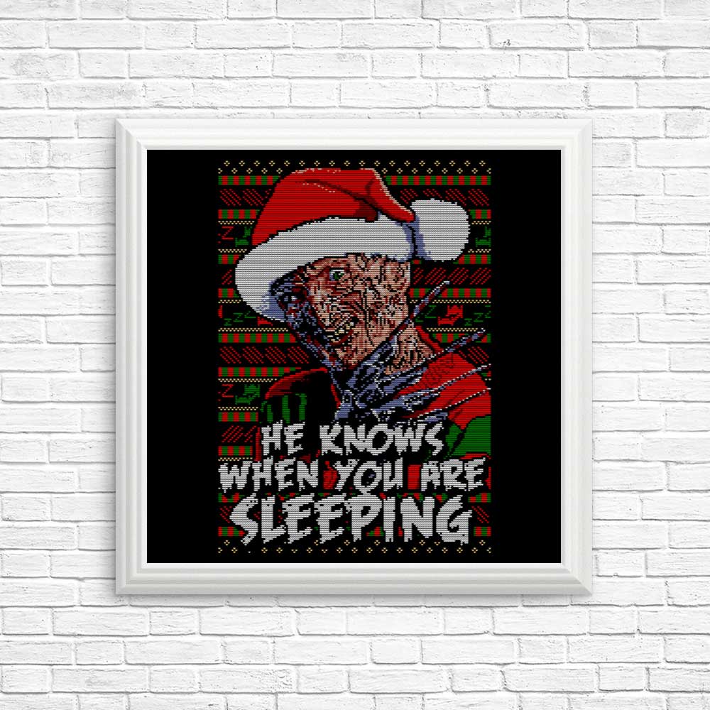 Unique and Eerie Ugly Nightmare Sweater - Posters and Prints Collection