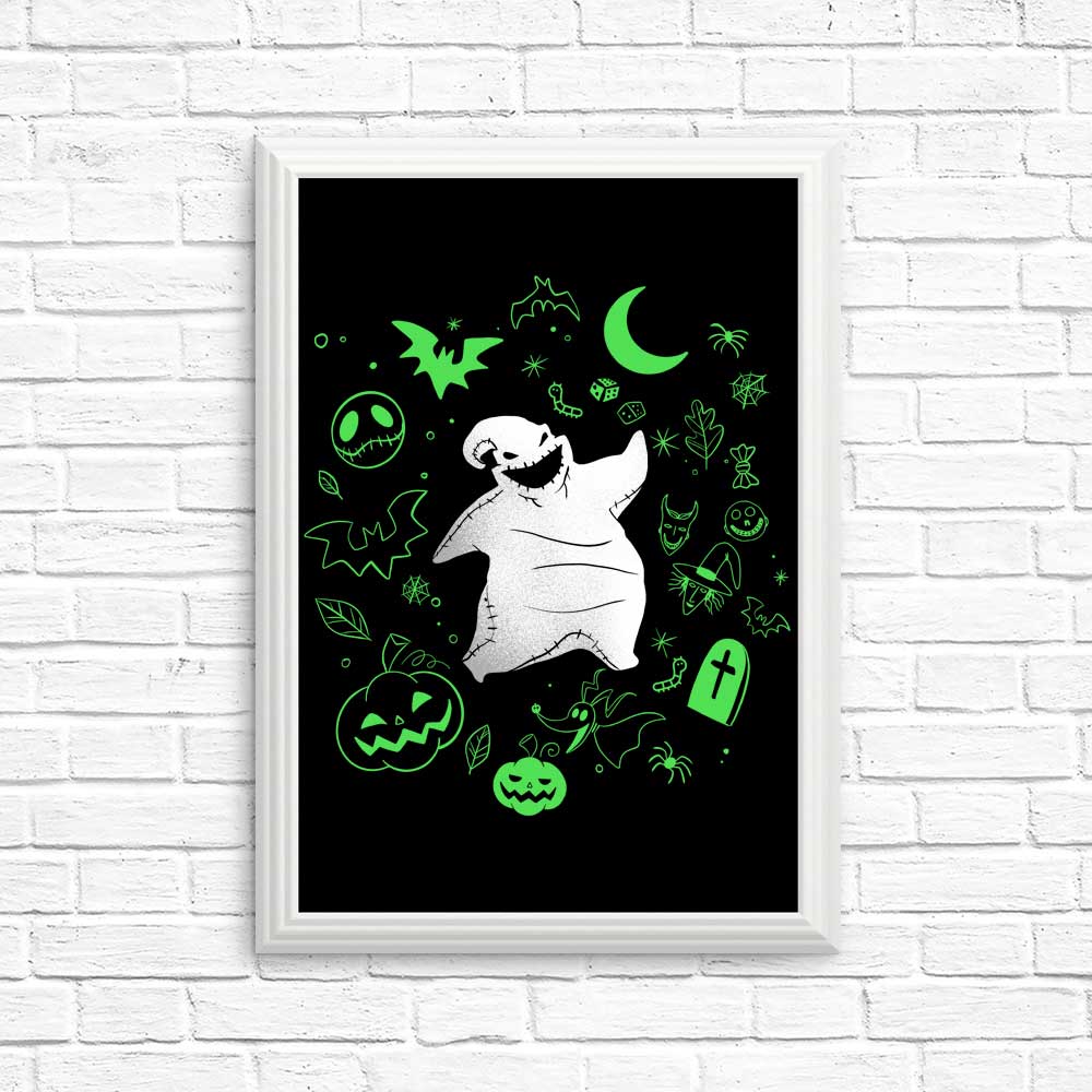 High - Quality Boogie Man Doodle Posters and Prints by Alemaglia