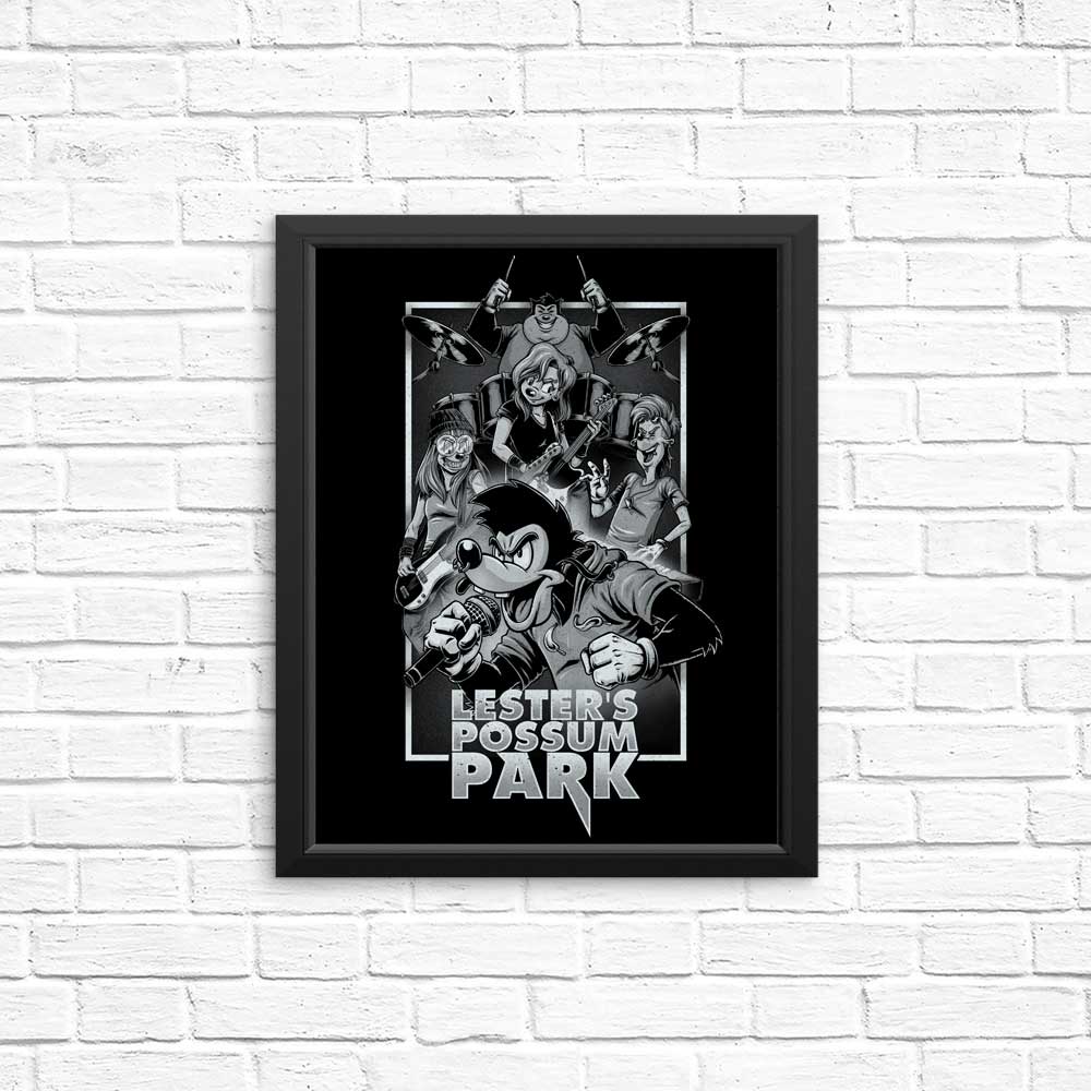 High - Quality Possum Park Posters and Prints from Studio Mootant
