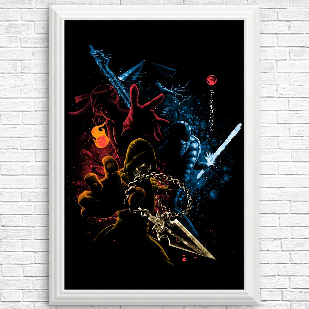 Stunning Mortal Fighters Posters and Prints from Teesgeex