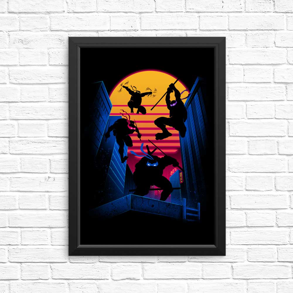 Awesome Rad Turtles Posters and Prints for Your Decor