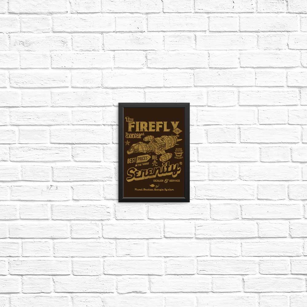 Firefly Garage Wall Decor - High - quality Posters and Prints