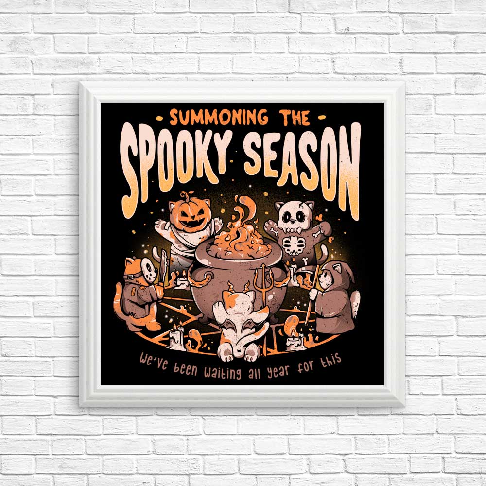 Spooky Season Summoning - High - Quality Posters and Prints for Decoration