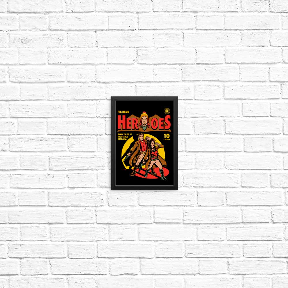 Heroes Comic-themed Posters and Art Prints for Decor