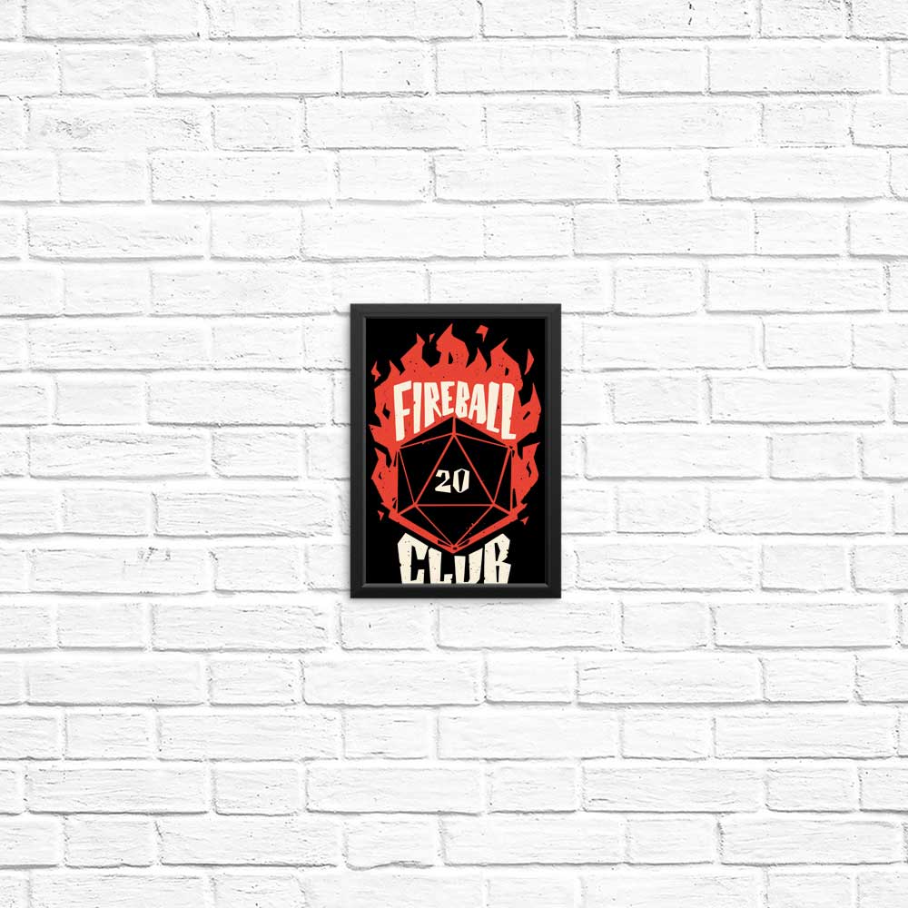 Fireball Club Wall Art - High - Quality Posters and Prints