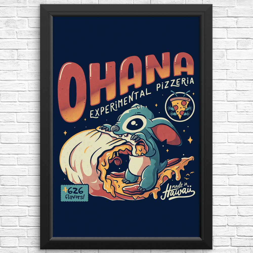 Ohana Pizzeria Decorative Posters and Prints for Wall Art