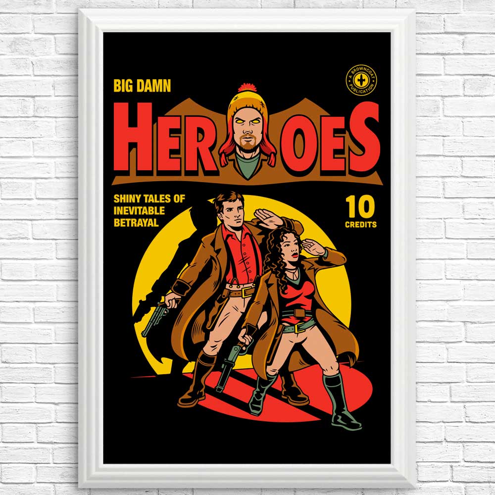 Heroes Comic-themed Posters and Art Prints for Decor