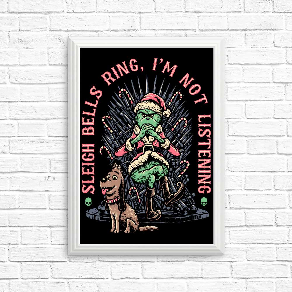High - Quality 'I'm Not Listening' Posters & Prints by Momma Gorilla