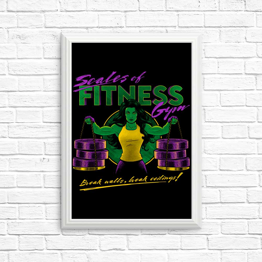 Fitness Scales - High - Quality Posters and Prints for Your Space