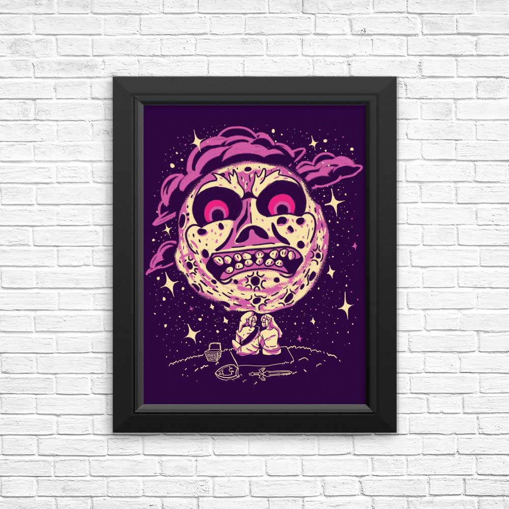 Exquisite Moonlit Picnic Wall Posters and Art Prints