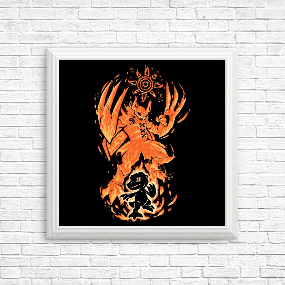 Inspirational Digital Courage Within Wall Posters and Art Prints