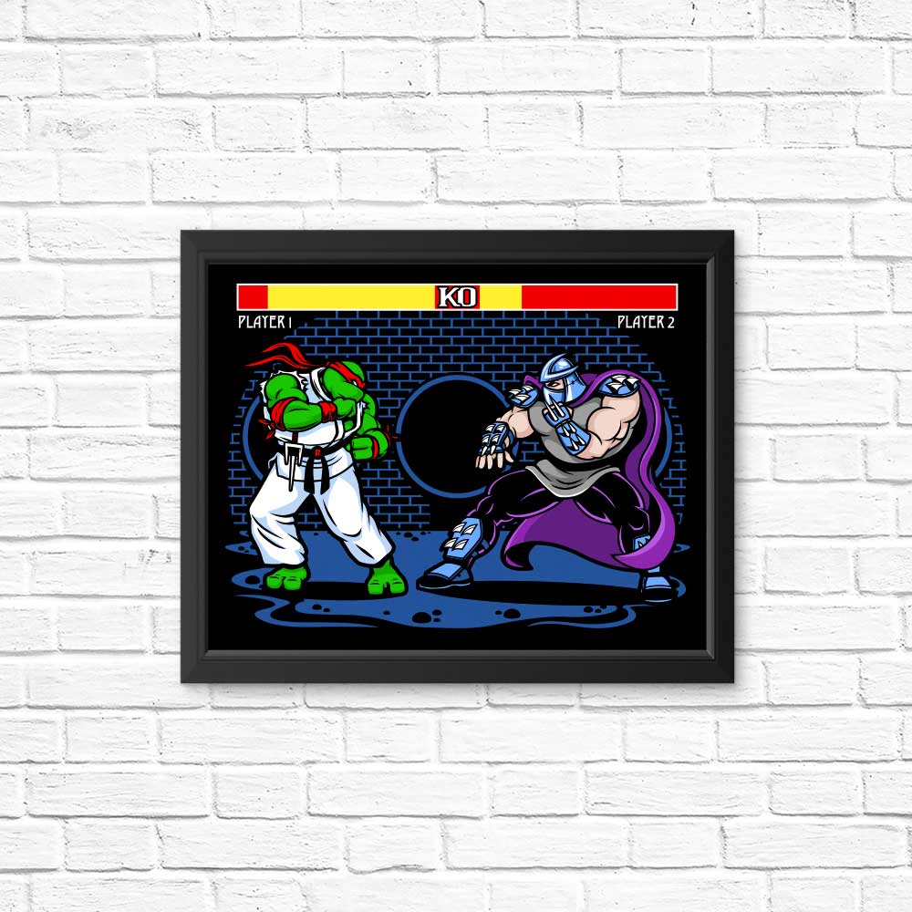 Sewer Fighter - High - Quality Art Posters and Prints by Harebrained